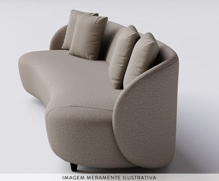 Sofá 1 Módulo Pluma Chenille | Westwing