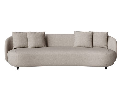 Sofá 1 Módulo Pluma Chenille, grey | WestwingNow