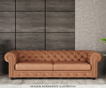 Sofá Chesterfield Marrom | Westwing