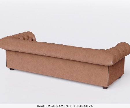 Sofá Chesterfield Marrom | Westwing