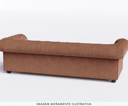 Sofá Chesterfield Marrom | Westwing
