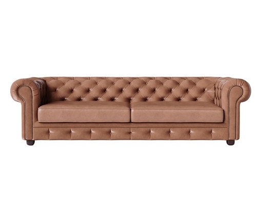 Sofá Chesterfield Marrom, brown | WestwingNow