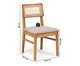 Kit Cadeiras Origem Garapa, wood pattern | WestwingNow