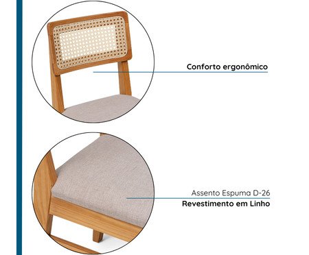 Kit Cadeiras Origem Garapa | Westwing