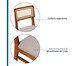 Kit Cadeiras Origem Âmendoa, wood pattern | WestwingNow