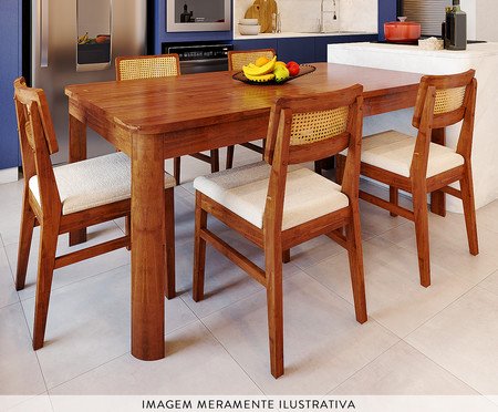 Kit Cadeiras Origem Âmendoa | Westwing