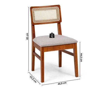 Kit Cadeiras Origem Âmendoa | Westwing