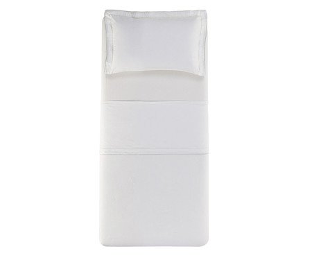 Jogo de Lençol Bali Branco Menta Branco e Menta | Westwing