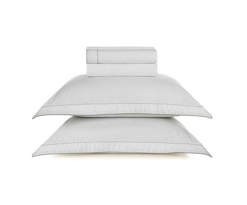 Jogo de Lençol Bali Branco Menta Branco e Menta, white | WestwingNow