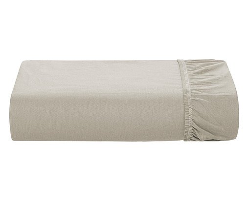 Lençol com Elástico Bossa Areia Areia, beige | WestwingNow