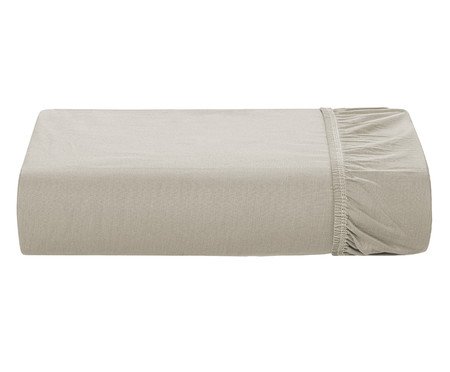 Lençol com Elástico Bossa Areia Areia