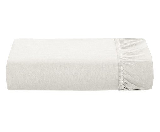 Lençol com Elástico Bossa Branco Branco, white | WestwingNow