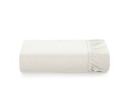 Lençol com Elástico Bossa Branco | Westwing