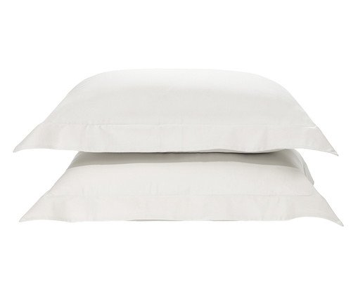 Jogo de Fronhas Bossa Branco Branco, white | WestwingNow