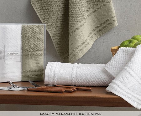 Pano De Copa Cuisine Branco Branco | Westwing