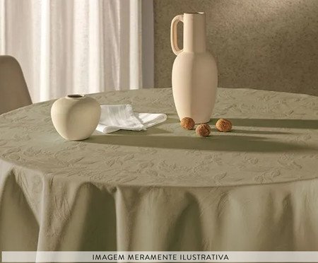 Toalha De Mesa Katherine Oliva Verde Oliva | Westwing