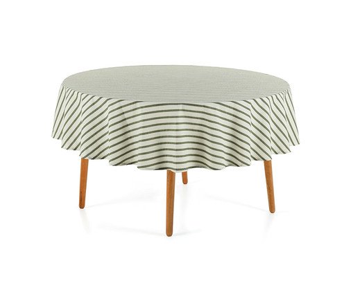 Toalha De Mesa Zaira Branco e Verde Branco, white | WestwingNow