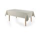 Toalha De Mesa Zaira Branco e Taupe Branco, white | WestwingNow