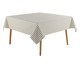 Toalha De Mesa Zaira Branco e Taupe Branco, white | WestwingNow