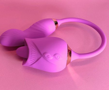 Vibrador Língua Dedo Lip - Rosa Chiclete | Westwing