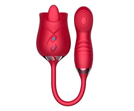 Vibrador Língua Dedo Lip - Vermelho | Westwing