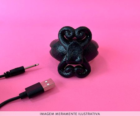 Vibrador Anel Peniano Bolt - Preto | Westwing