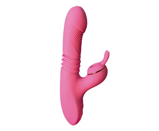 Vibrador e Sugador Rabbit Vai e Vem Bloom - Rosa, pink | WestwingNow