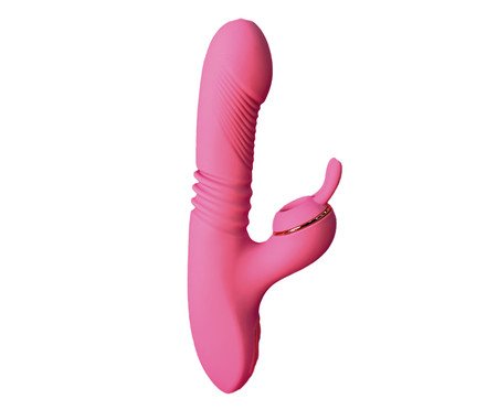 Vibrador e Sugador Rabbit Vai e Vem Bloom - Rosa | Westwing
