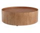 Mesa de Centro Redondo Laminado Debora - Castanho, wood pattern | WestwingNow