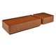 Mesa de Centro Laminado Living - Castanho, wood pattern | WestwingNow
