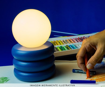 Luminária de Mesa Trenzin 2 Azul | Westwing