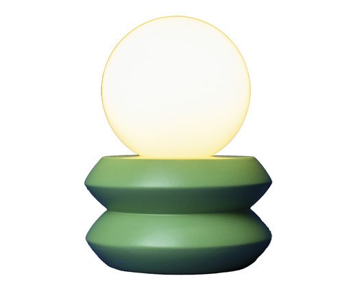 Luminária de Mesa Trenzin 1 Verde, Verde | WestwingNow