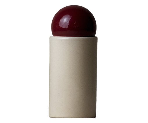 Vela Leva Baunilha Vinho, Vermelho | WestwingNow