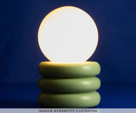 Luminária de Mesa Trenzin 2 Verde | Westwing