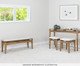 Banqueta Aurora, wood pattern | WestwingNow