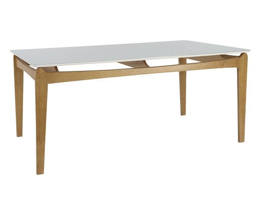Mesa com Tampo Aurora - Fendi Claro, wood pattern | WestwingNow