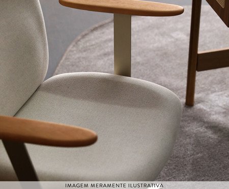 Cadeira Lana Bege e Caramelo | Westwing