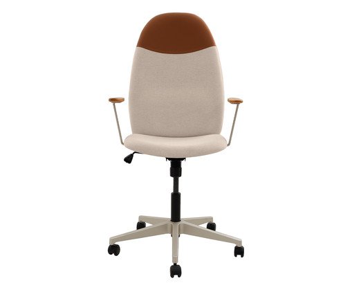 Cadeira Lana Bege e Caramelo, beige | WestwingNow