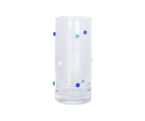 Copo em Cristal Gemas Mix Branco e Azul, white | WestwingNow