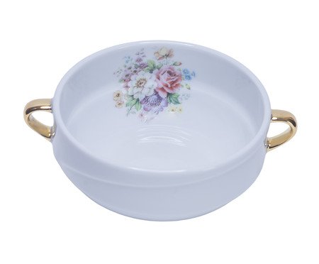 Consumê Helena em Porcelana e Ouro | Westwing