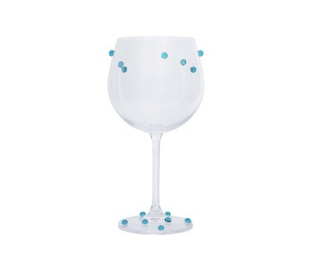 Taça Gin com Gemas Turquesa | Westwing