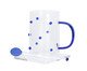 Caneca Azul com Colher e Pires, Ambar | WestwingNow