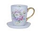 Caneca Primavera em Porcelana e Ouro, multicolor | WestwingNow
