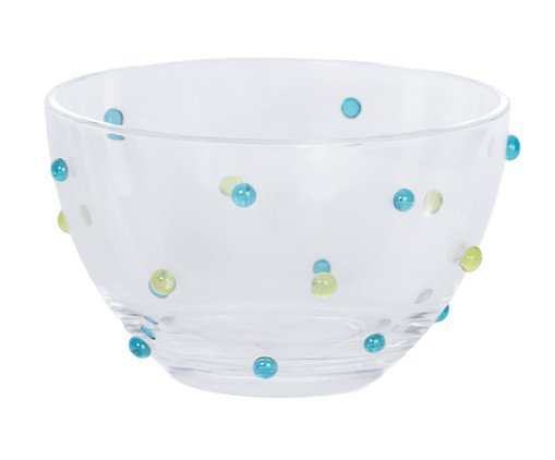 Pipoqueira Acrilica Verde e Azul Pequena, blue | WestwingNow