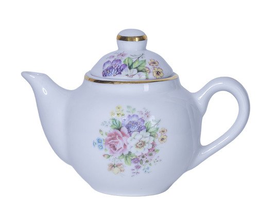 Leiteira Helena em Porcelana com Ouro, multicolor | WestwingNow