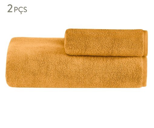 Jogo de Toalhas Colors Mostarda - 2 Pçs, yellow | WestwingNow
