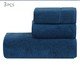 Jogo de Toalhas Colors Oceano - 3 Pçs, blue | WestwingNow