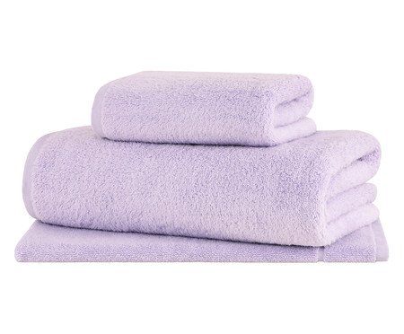 Jogo de Toalhas Colors Lavanda - 3 Pçs | Westwing