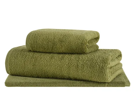 Jogo de Toalhas Colors Oliveira - 3 Pçs | Westwing