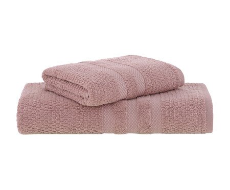 Jogo De Toalhas Vanilla Extra Soft Gigante Rosa 2 Peças | Westwing